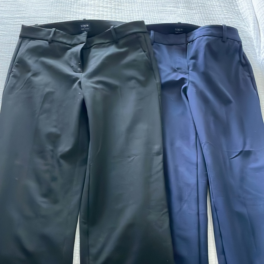 J.Crew Ruby Black and Navy Dress Pants - Picture 4 of 4